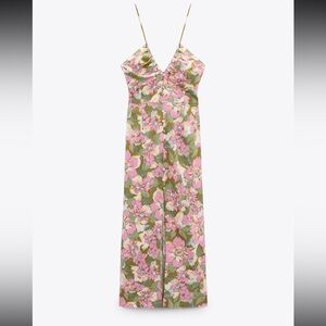 Zara tropical print dress